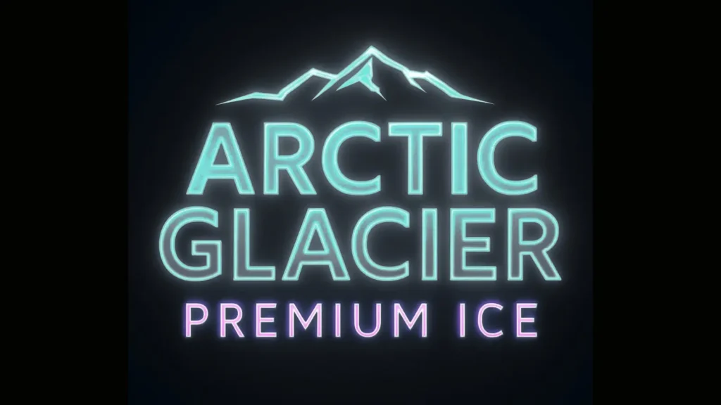 Arctic Glacier Premium Ice Neon Logo